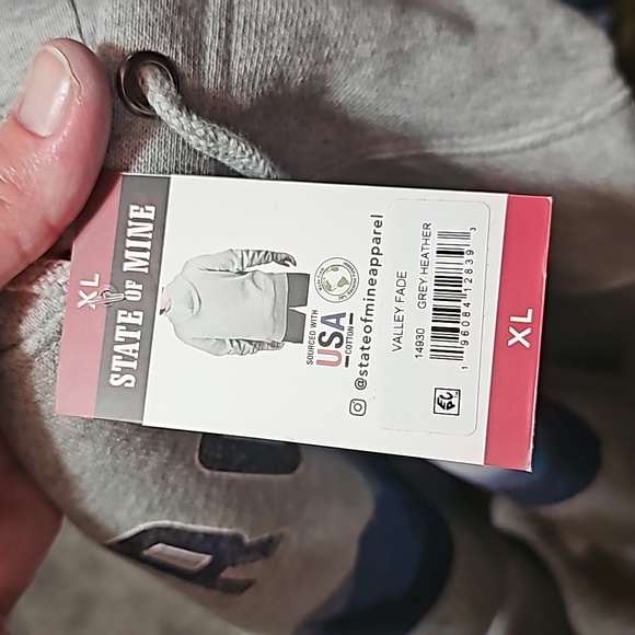 New State of Mine "Virginia"  The Old Dominion State mens size XL Thick/Hoodie - Picture 4 of 7